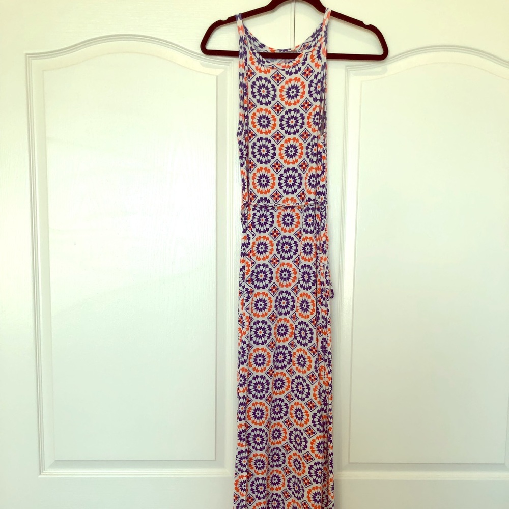 Loveappella straight cut maxi dress